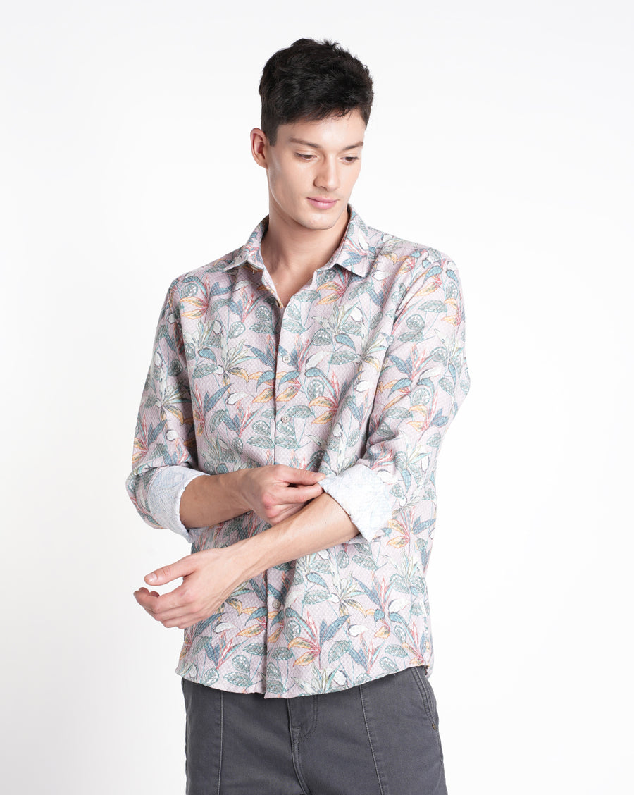 Dusty Rose Casual Shirts