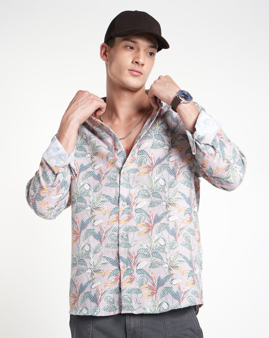 Dusty Rose Casual Shirts