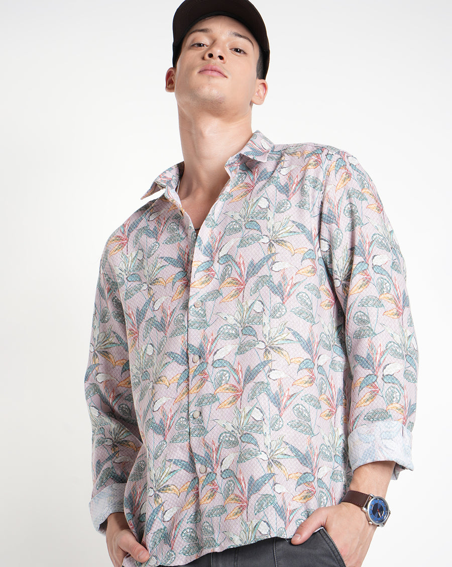 Dusty Rose Casual Shirts