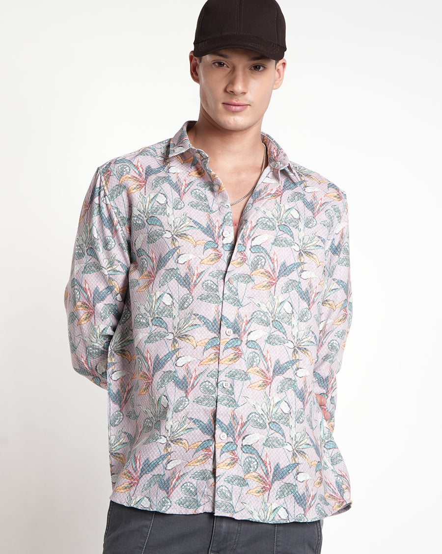 Dusty Rose Casual Shirts