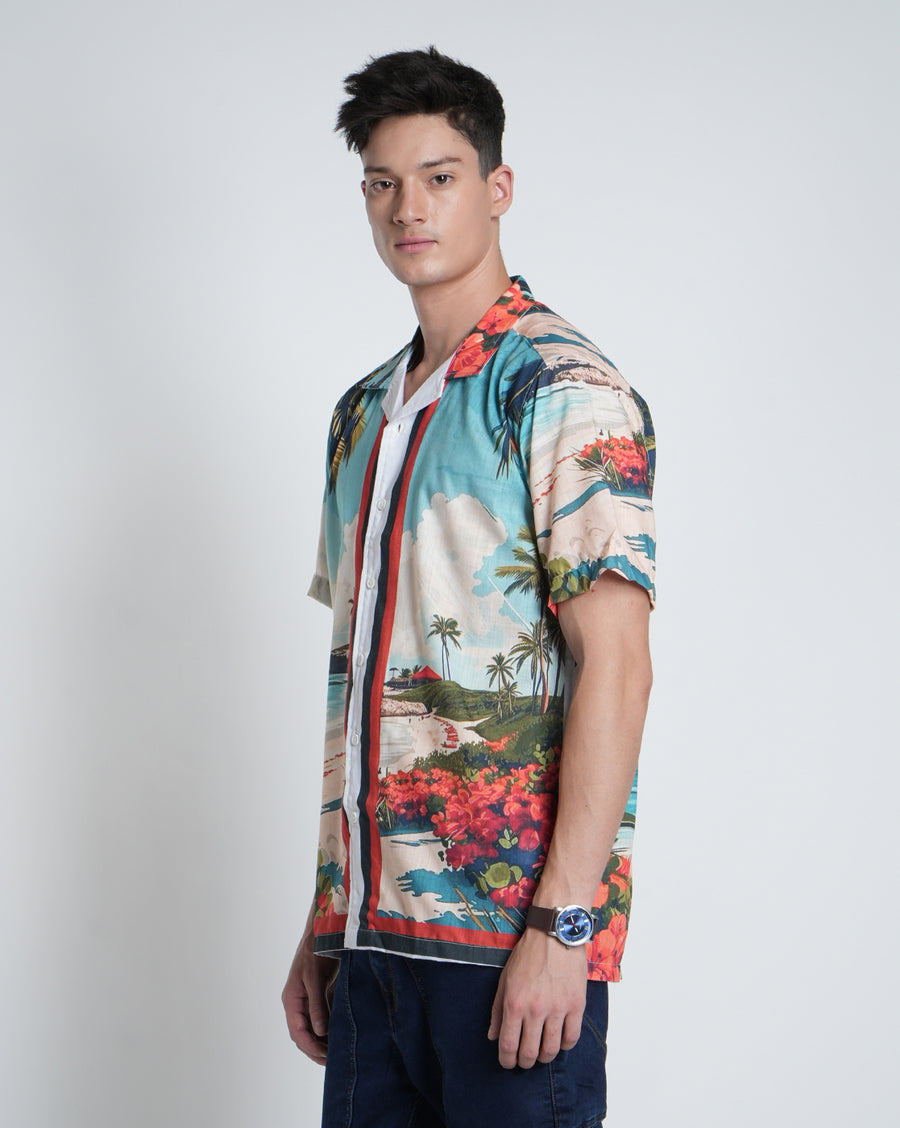 Blue Casual Shirts
