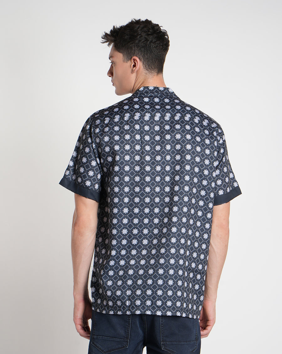 Grey Aop Regular Shirt