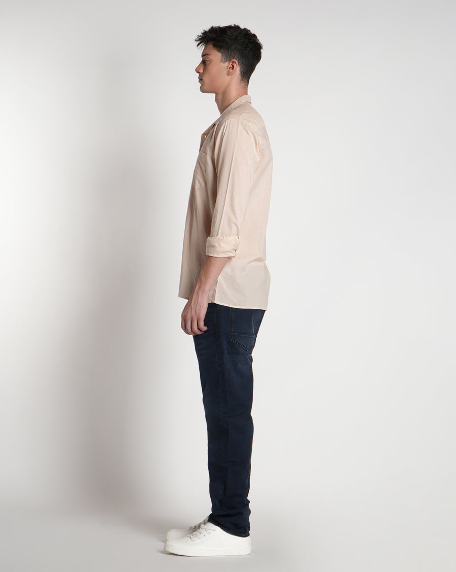 Smoke Grey Regular Fit Shirt