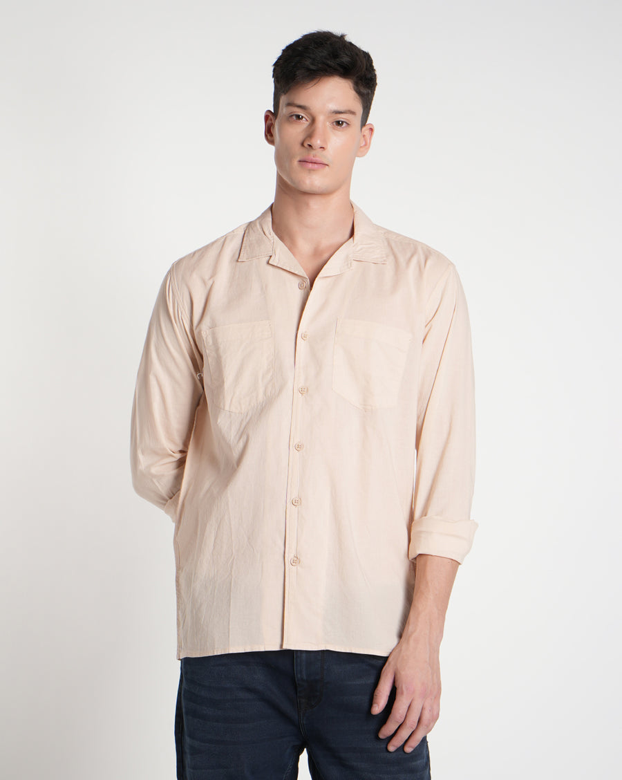 Smoke Grey Regular Fit Shirt