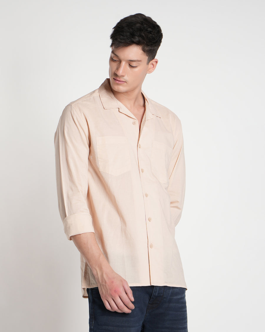 Smoke Grey Regular Fit Shirt