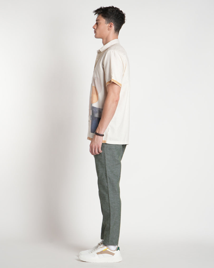 Ecru Regular Fit Shirt