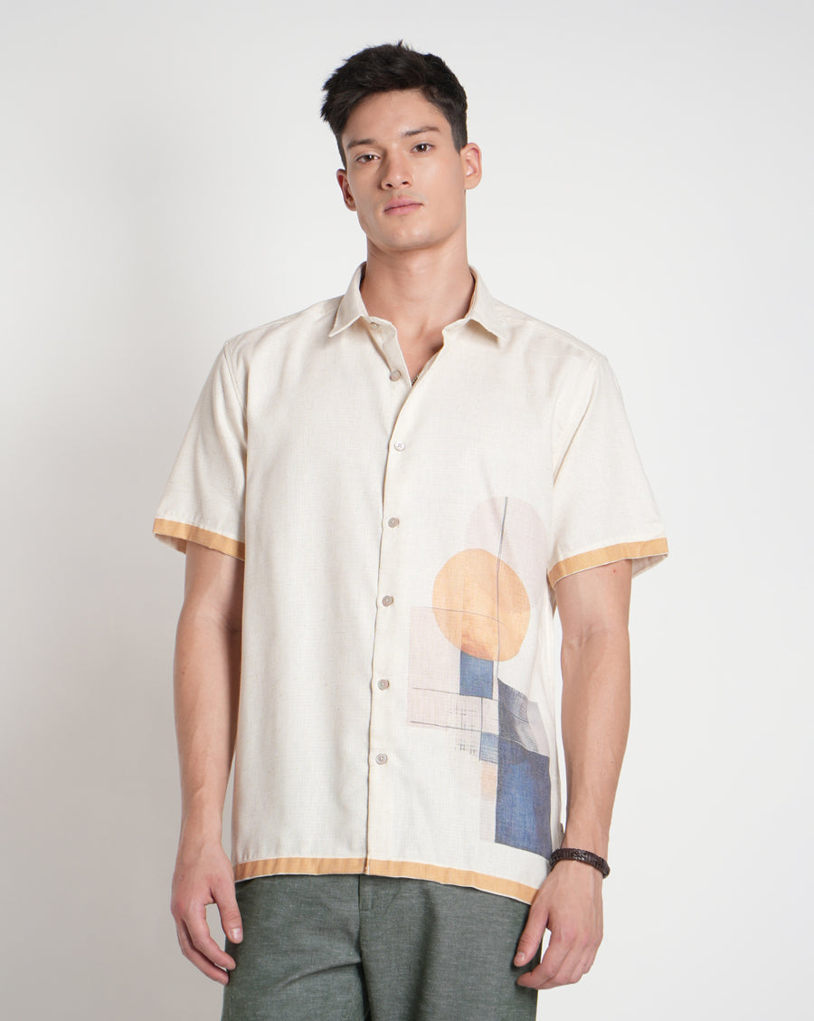 Ecru Regular Fit Shirt