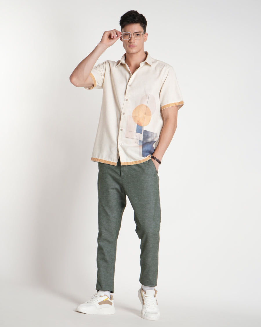 Ecru Regular Fit Shirt