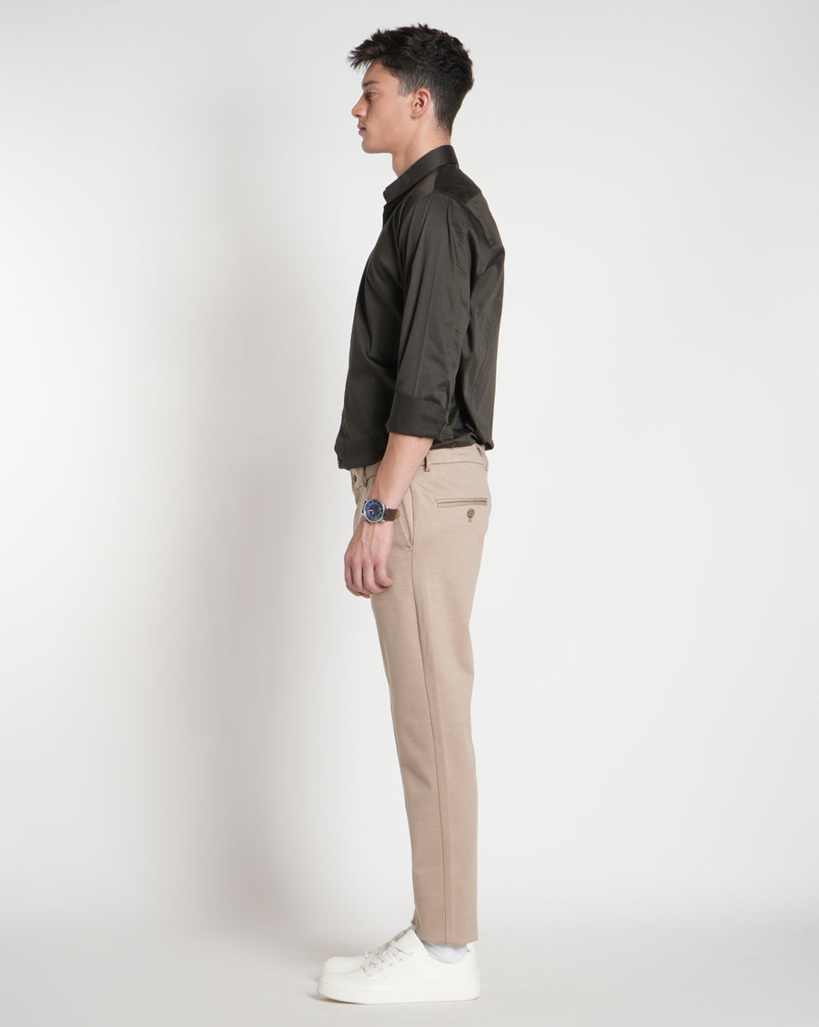 Green Regular Fit Shirt