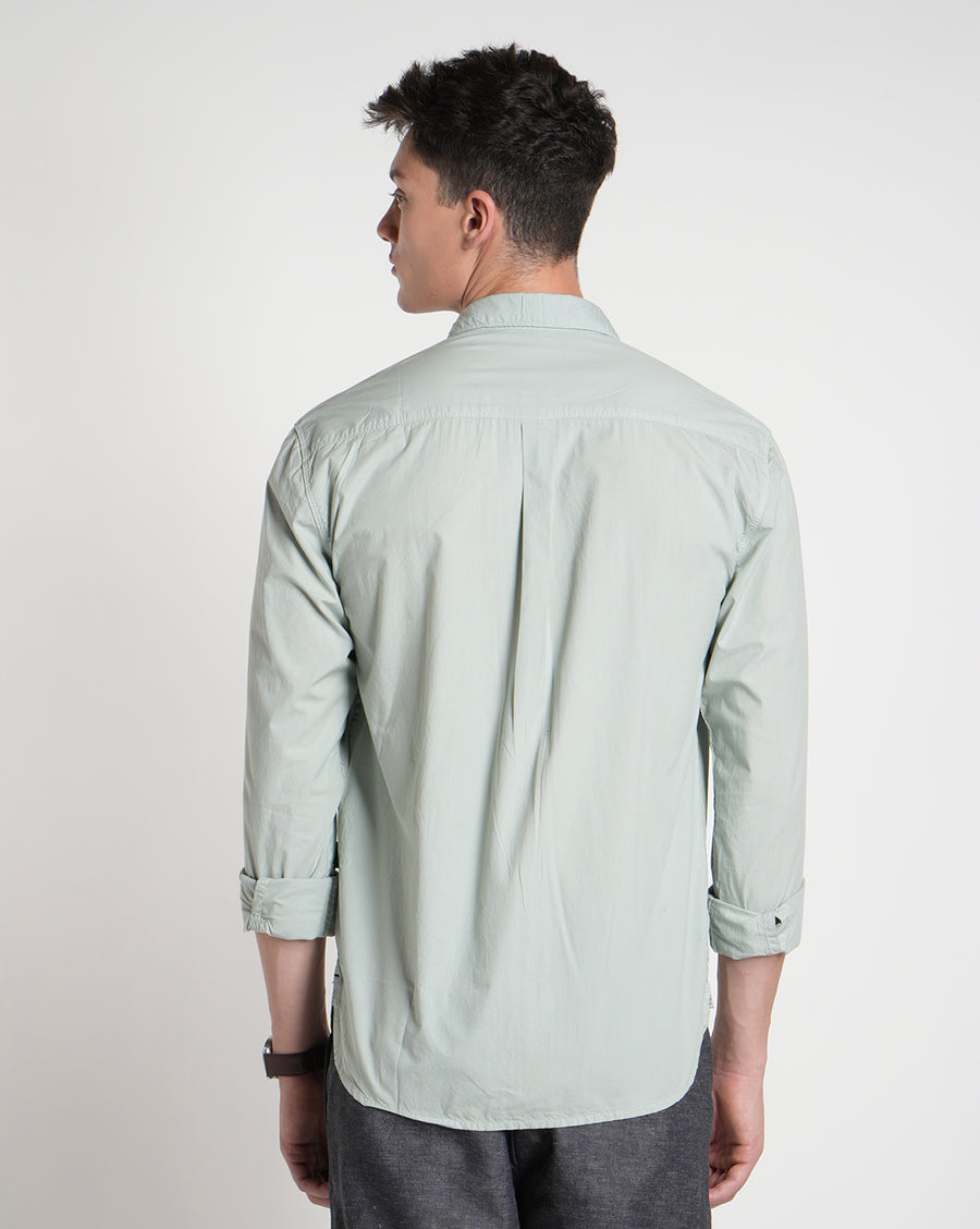 Dark Green Regular Fit Shirt