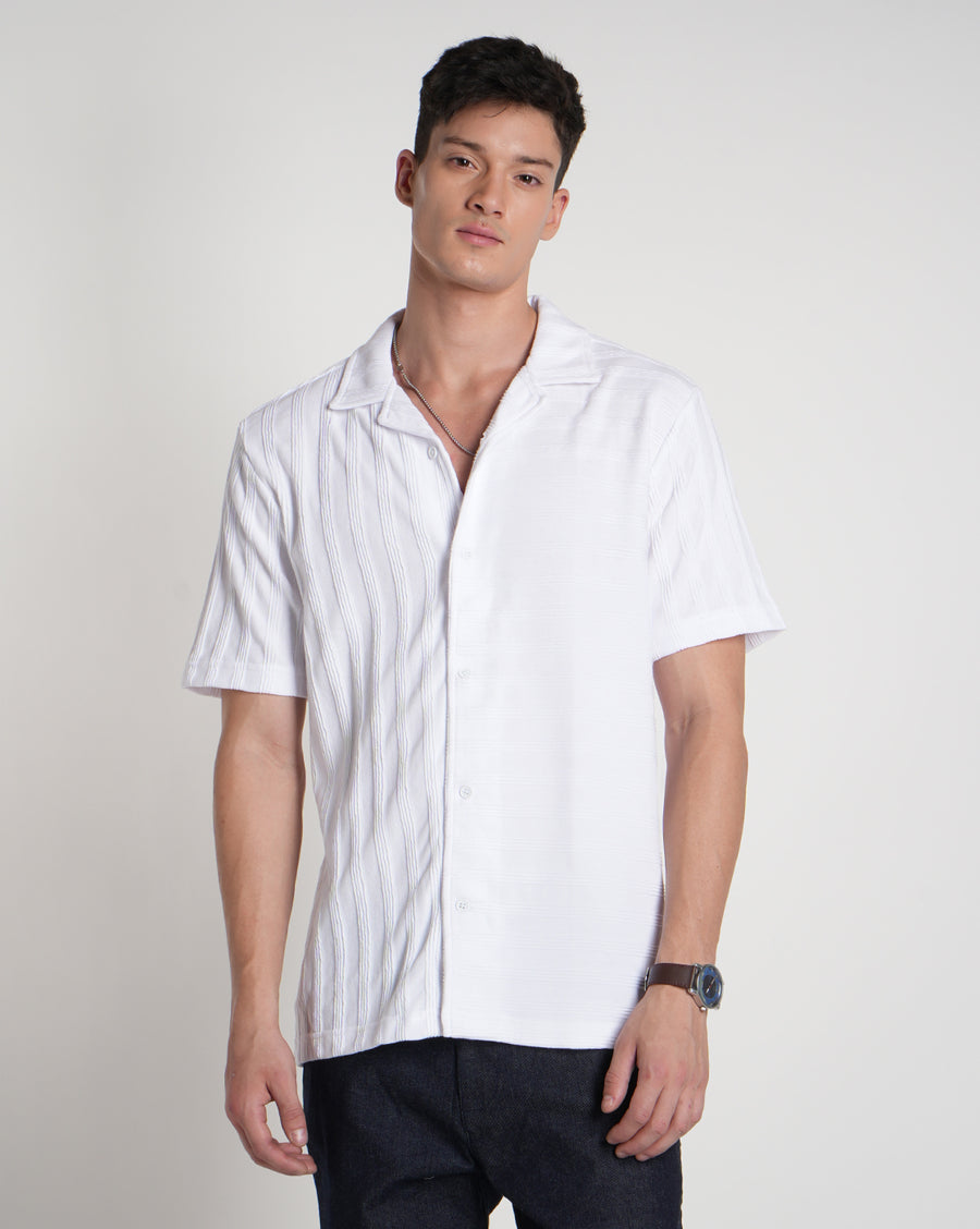White Regular Fit Shirt