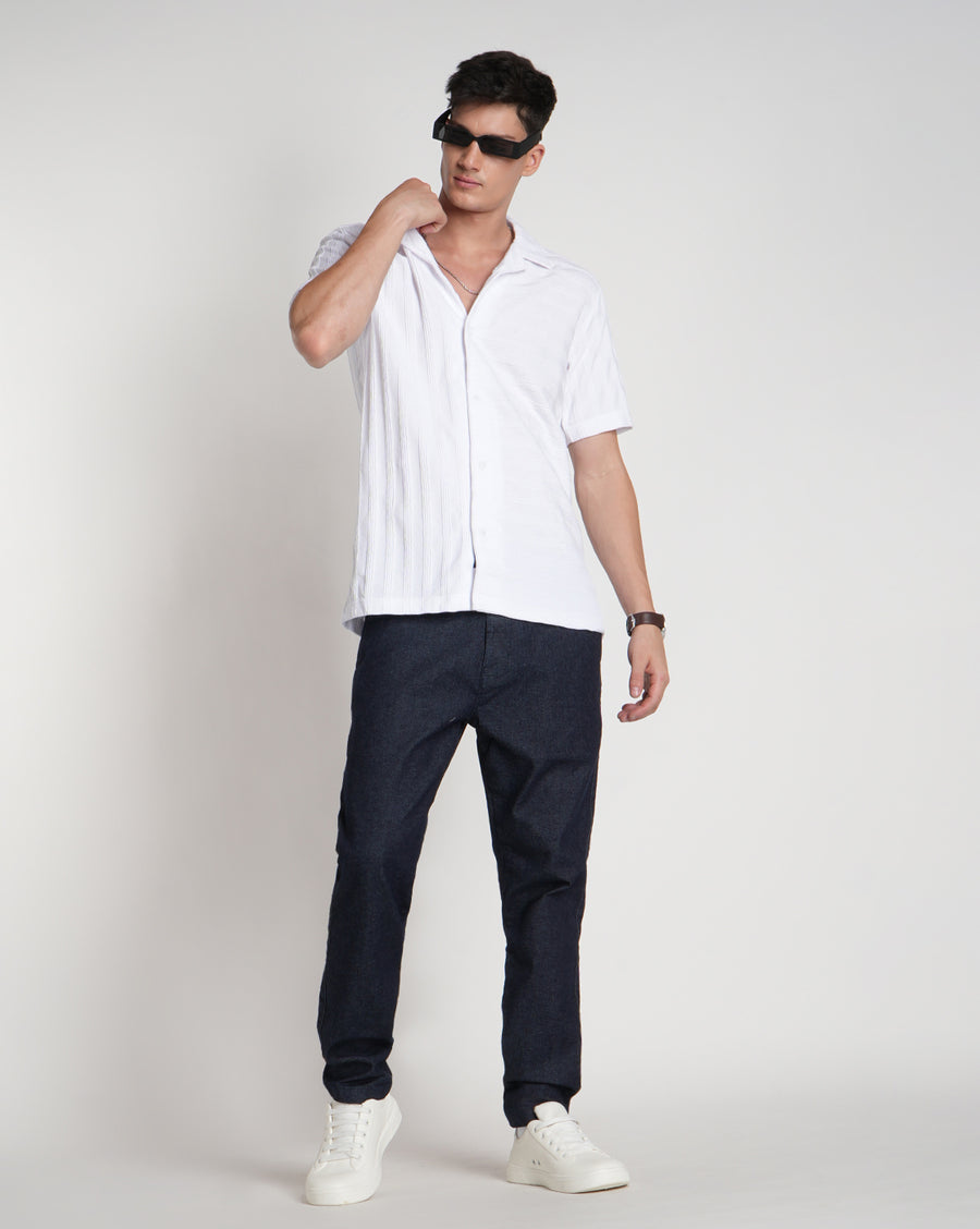 White Regular Fit Shirt