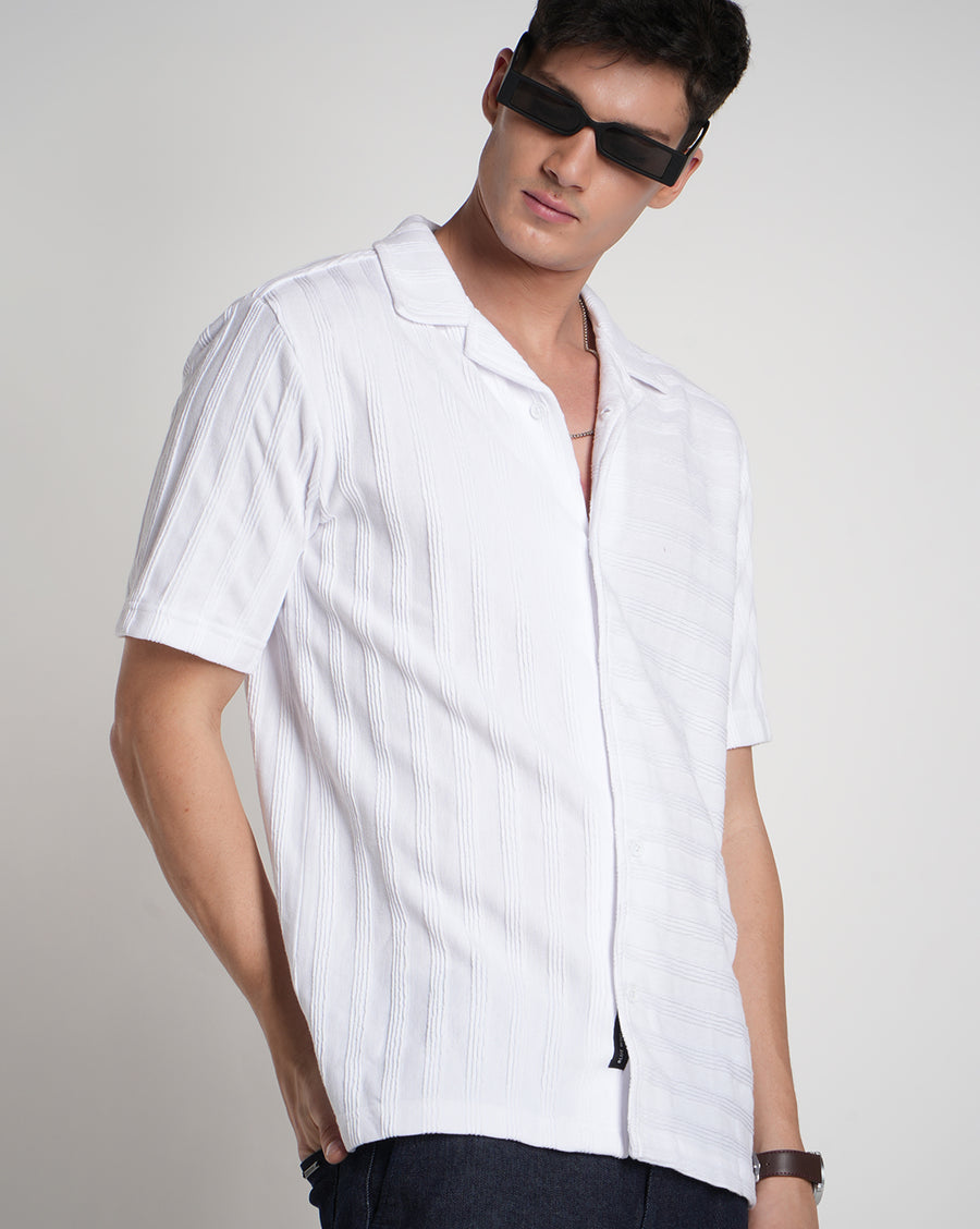 White Regular Fit Shirt