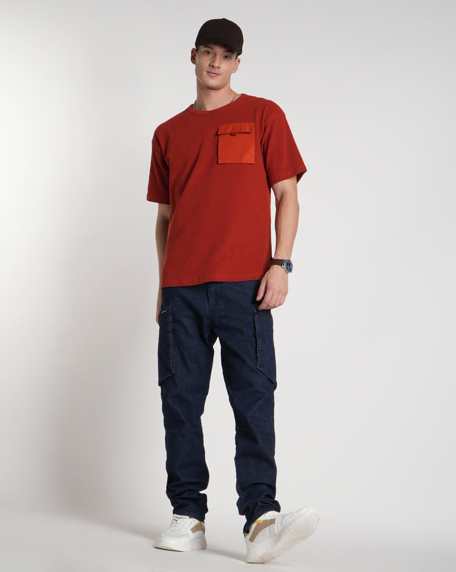 Indigo Jogger Fit Jeans