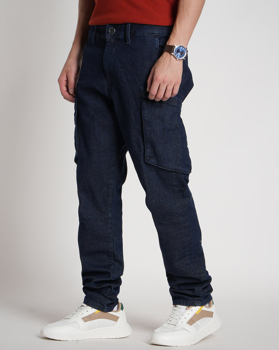 Indigo Jogger Fit Jeans
