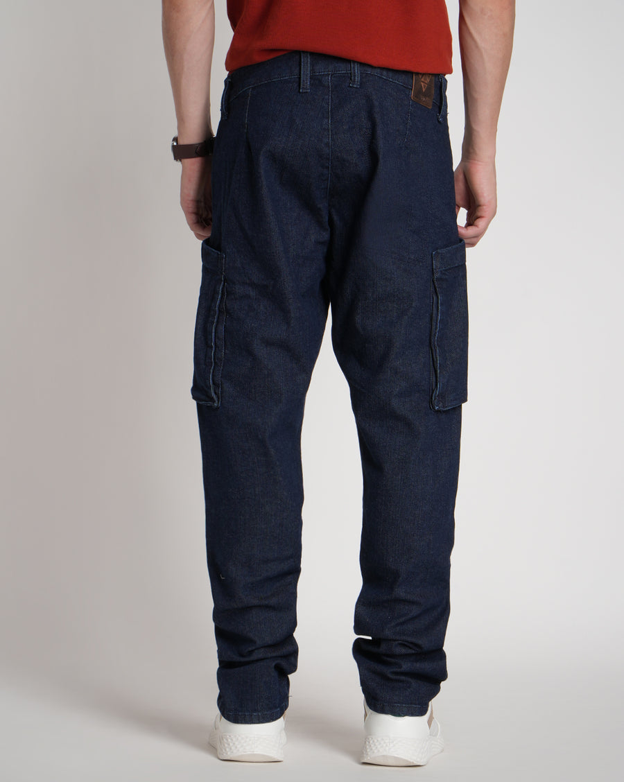 Indigo Jogger Fit Jeans