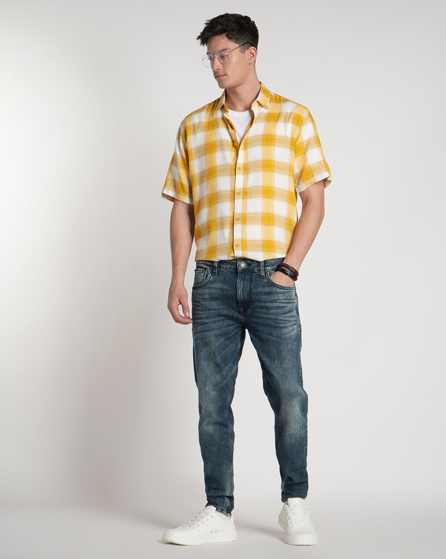 Smoke Grey Casual Shirts