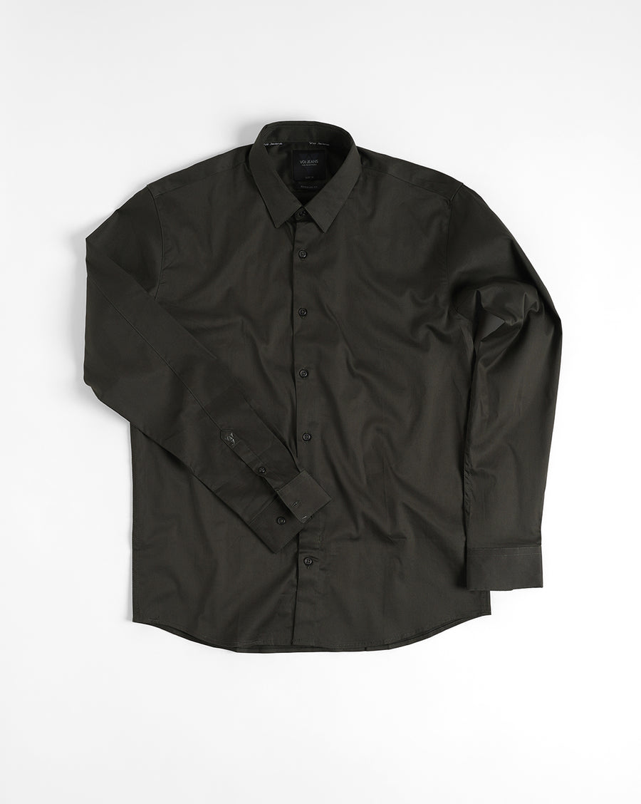 Green Regular Fit Shirt