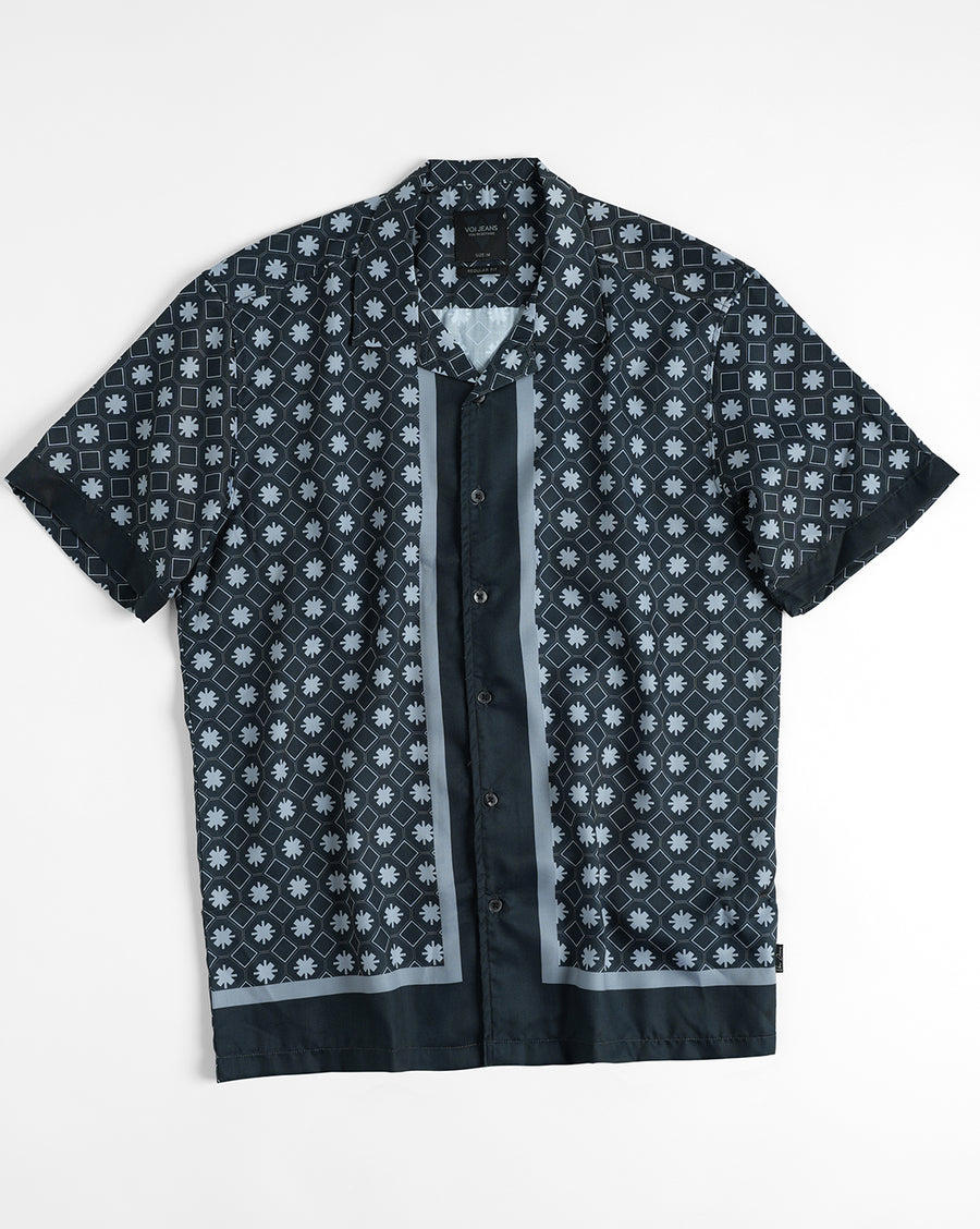 Grey Aop Regular Shirt