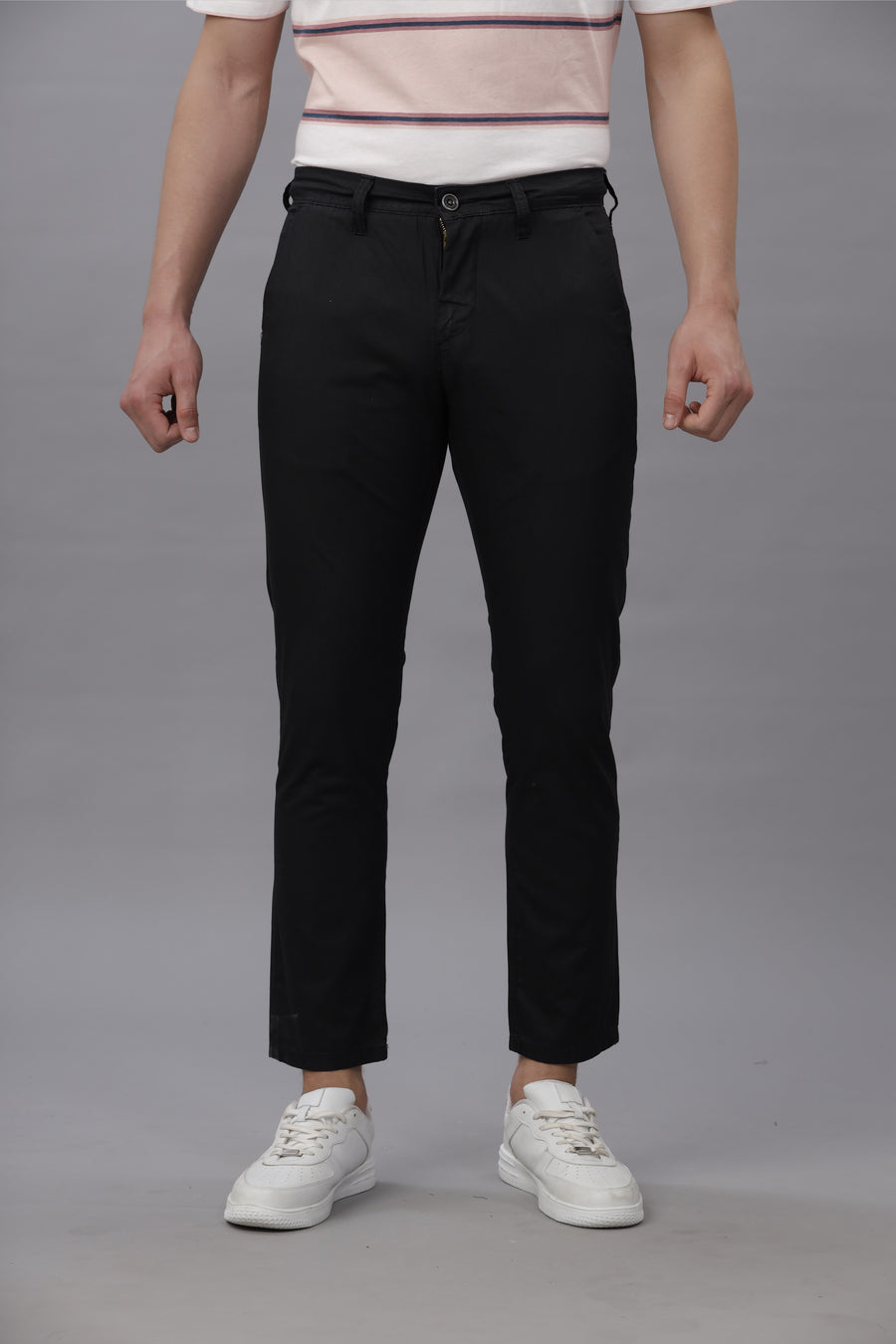 BLACK BLUE EASE CHINOS