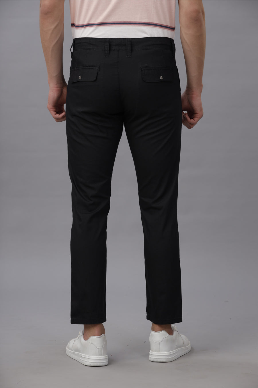 BLACK BLUE EASE CHINOS