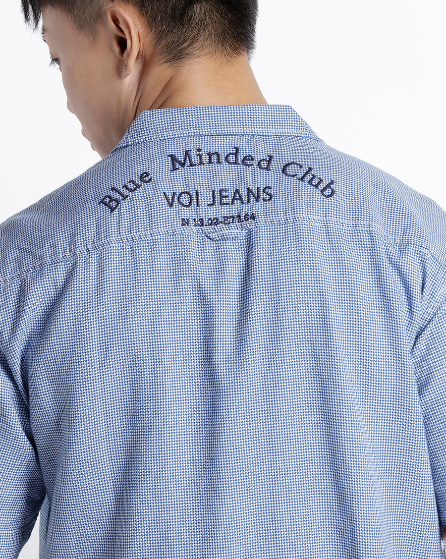 Light Indigo/White Regular Fit Shirt