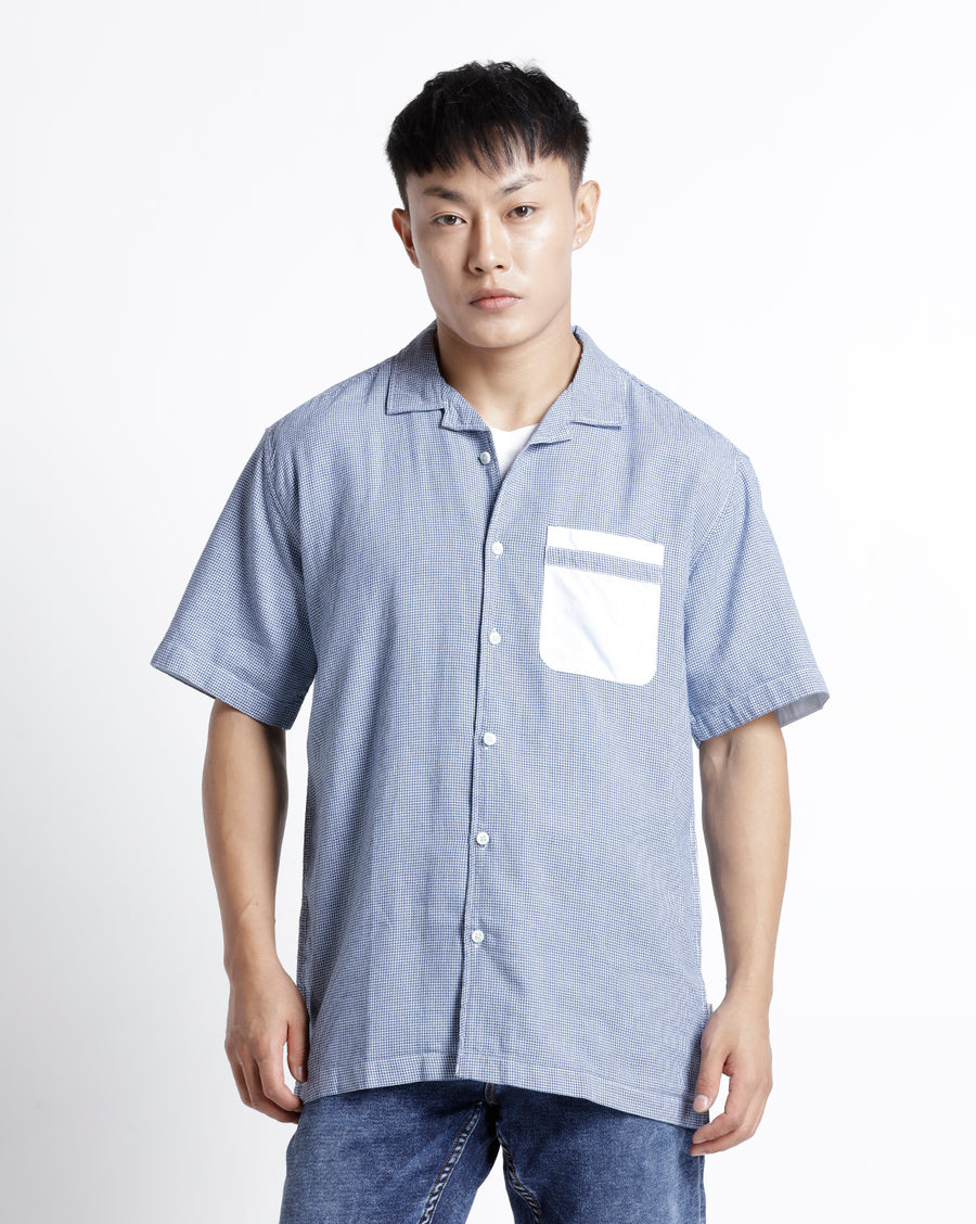 Light Indigo/White Regular Fit Shirt