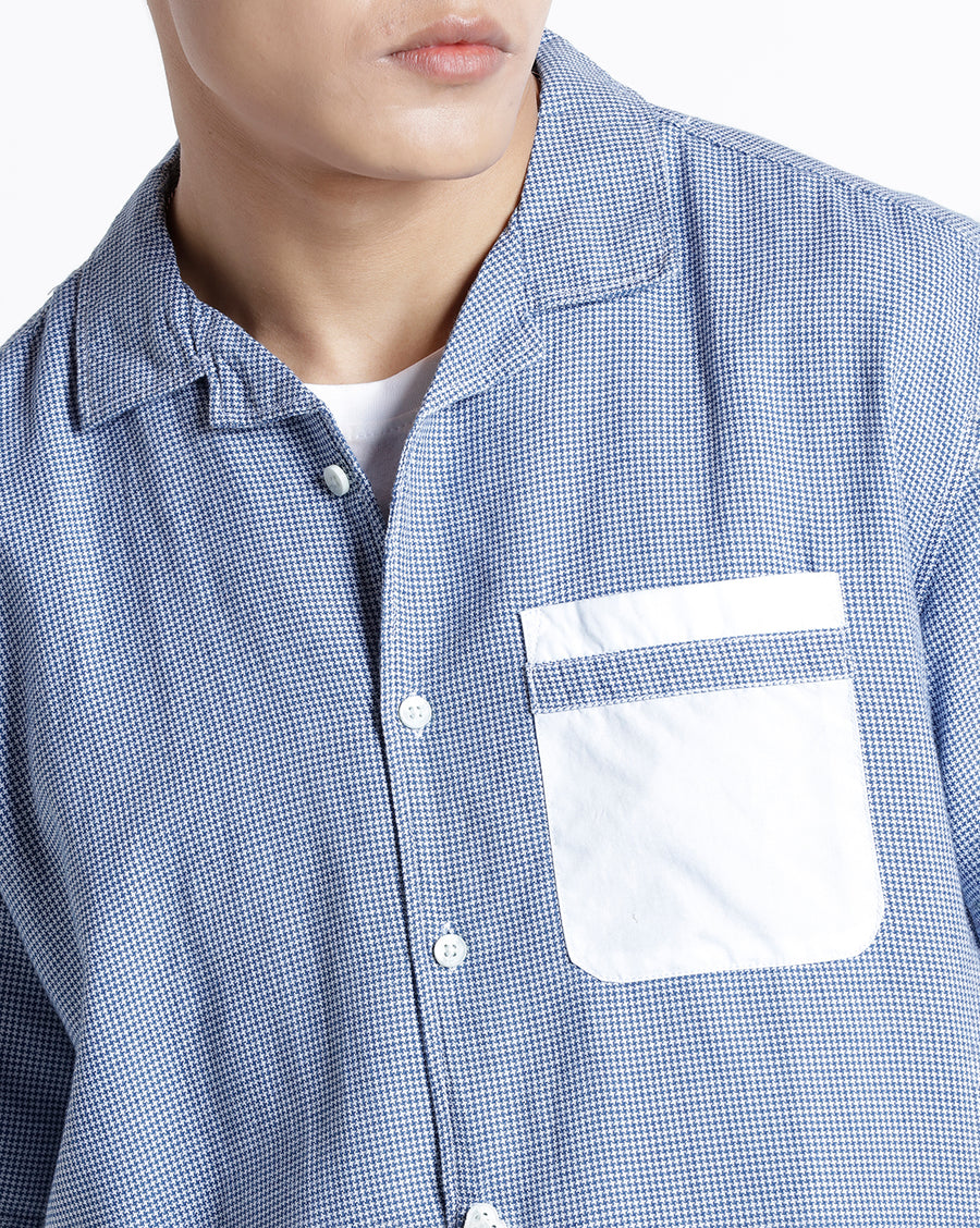 Light Indigo/White Regular Fit Shirt