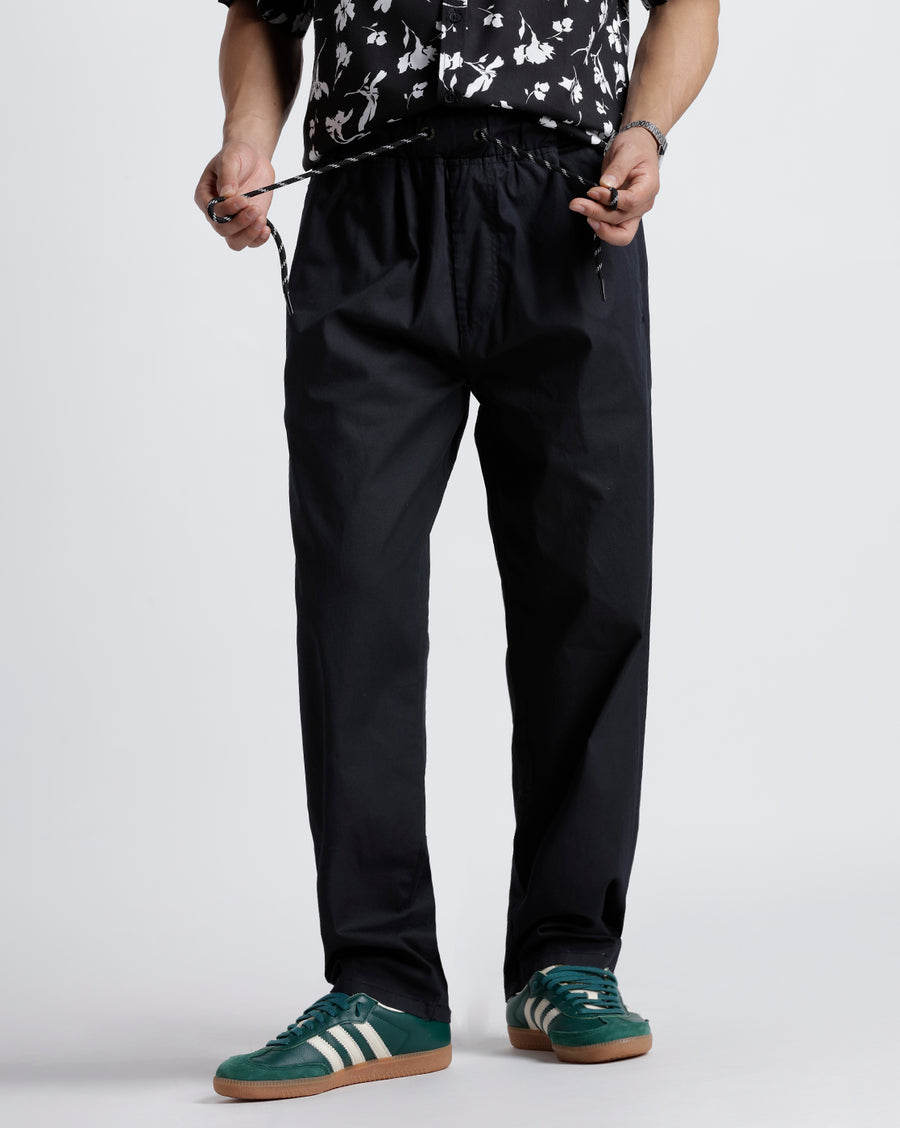 BLACK BLUE MEN'S LAID BACK CHINO