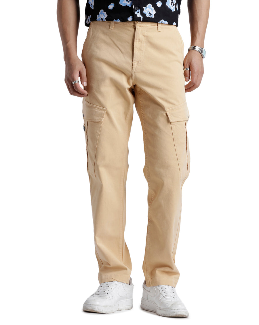 MAHARISHI LOOSE FIT TAFFY COTTON CARGO