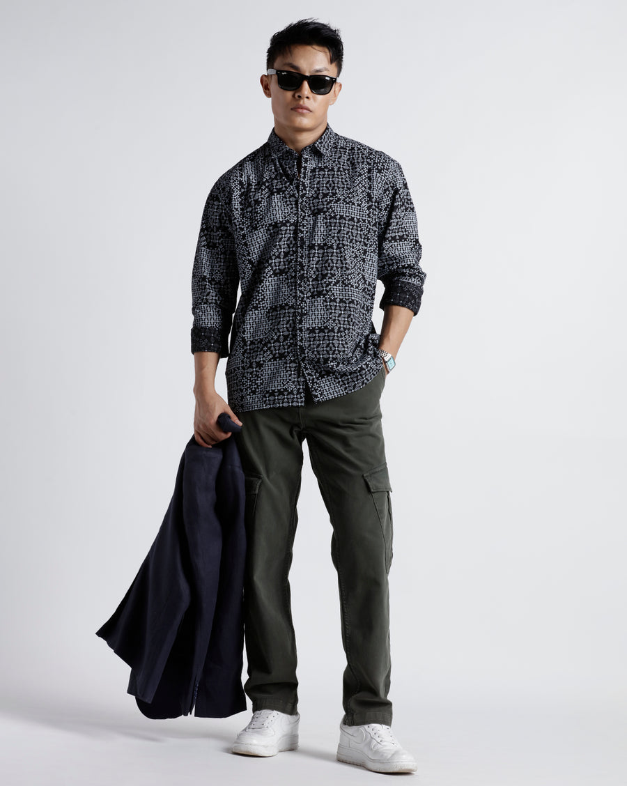 Olive Relaxed Non Denim Pant