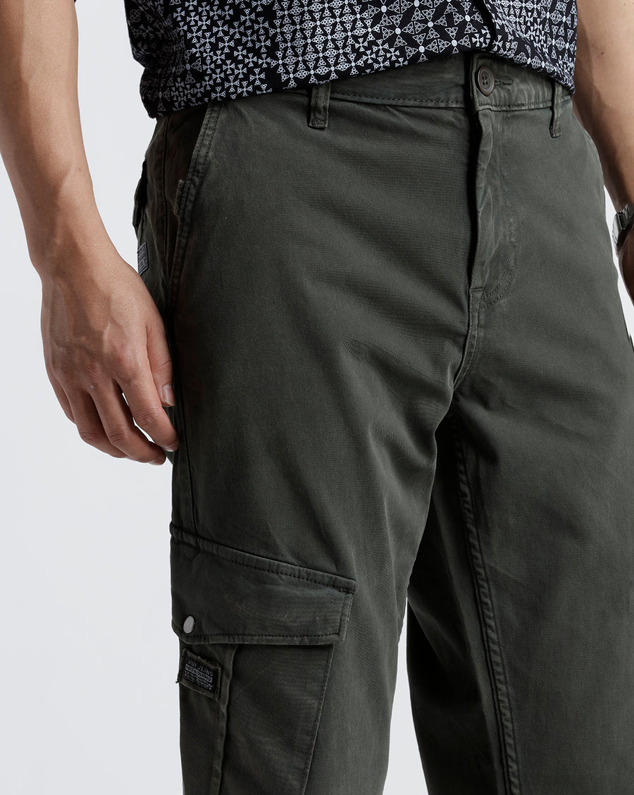 Olive Relaxed Non Denim Pant
