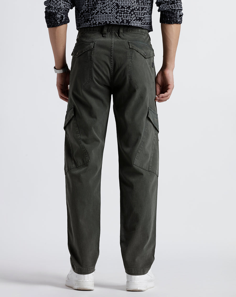 Olive Relaxed Non Denim Pant