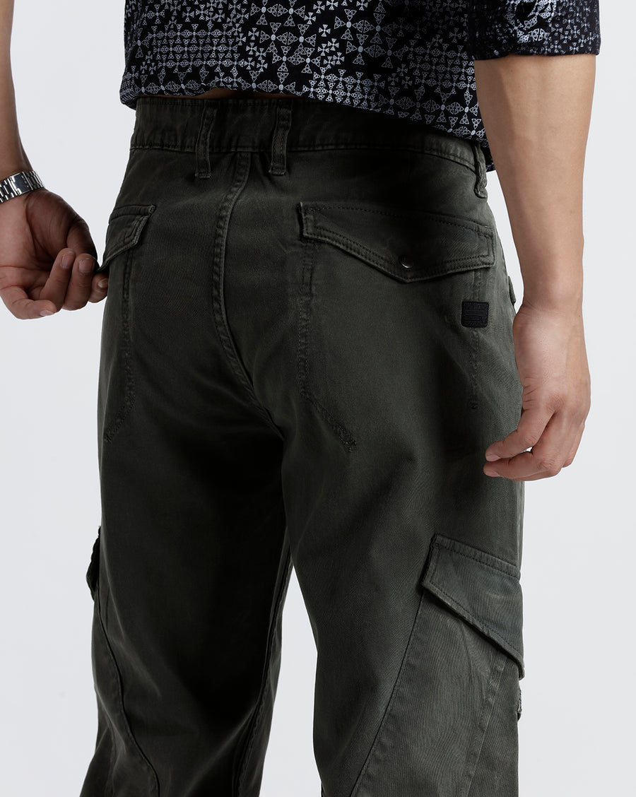 Olive Relaxed Non Denim Pant