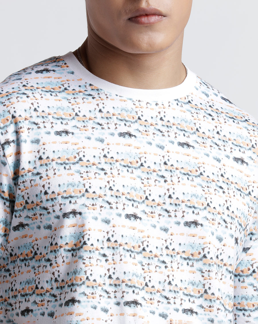 Off White Regular Fit T-Shirt