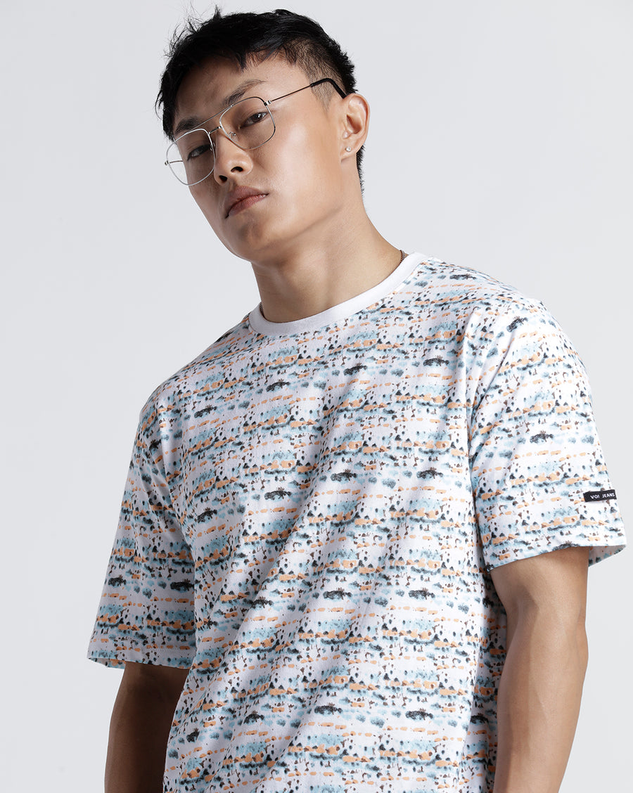 Off White Regular Fit T-Shirt