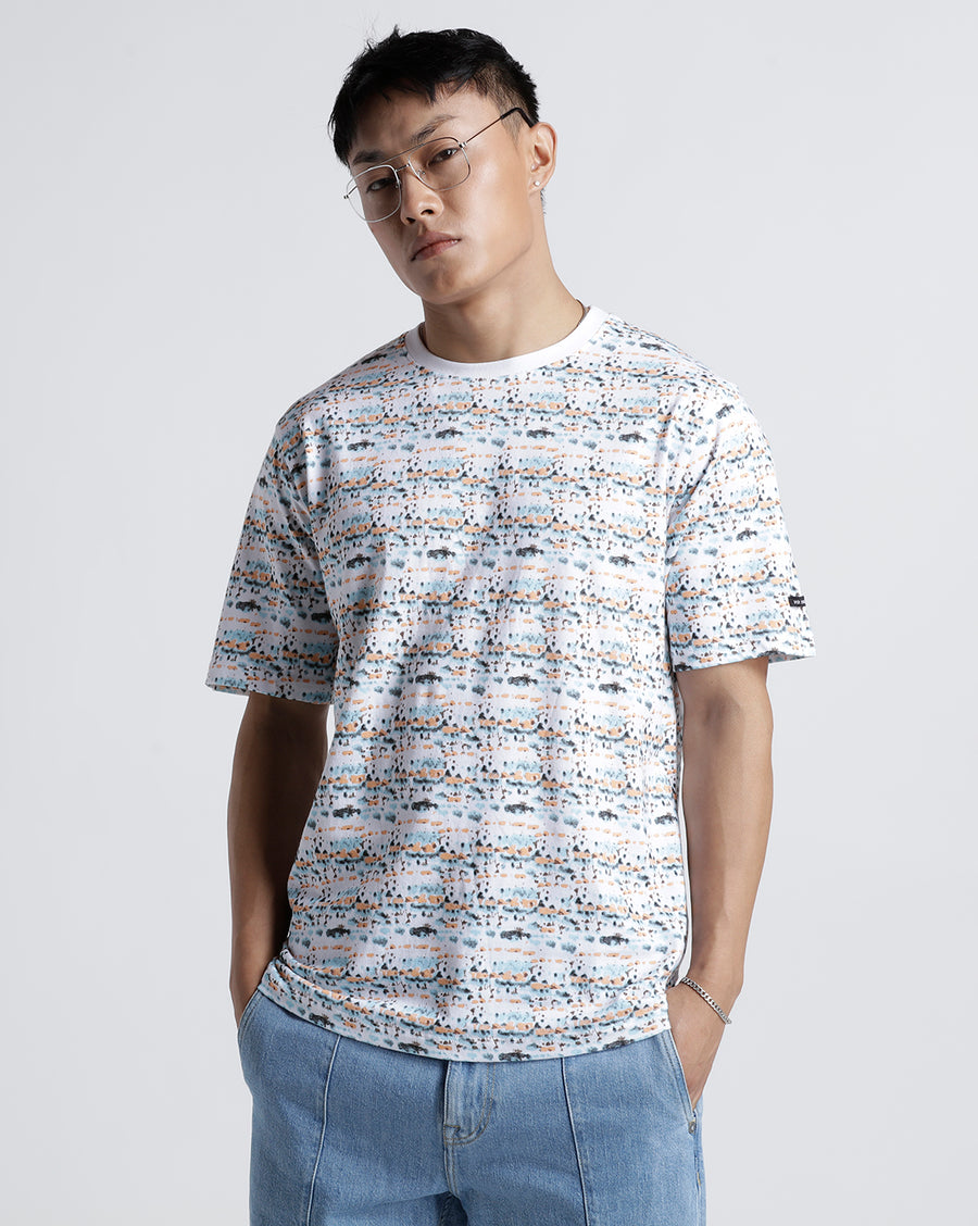 Off White Regular Fit T-Shirt