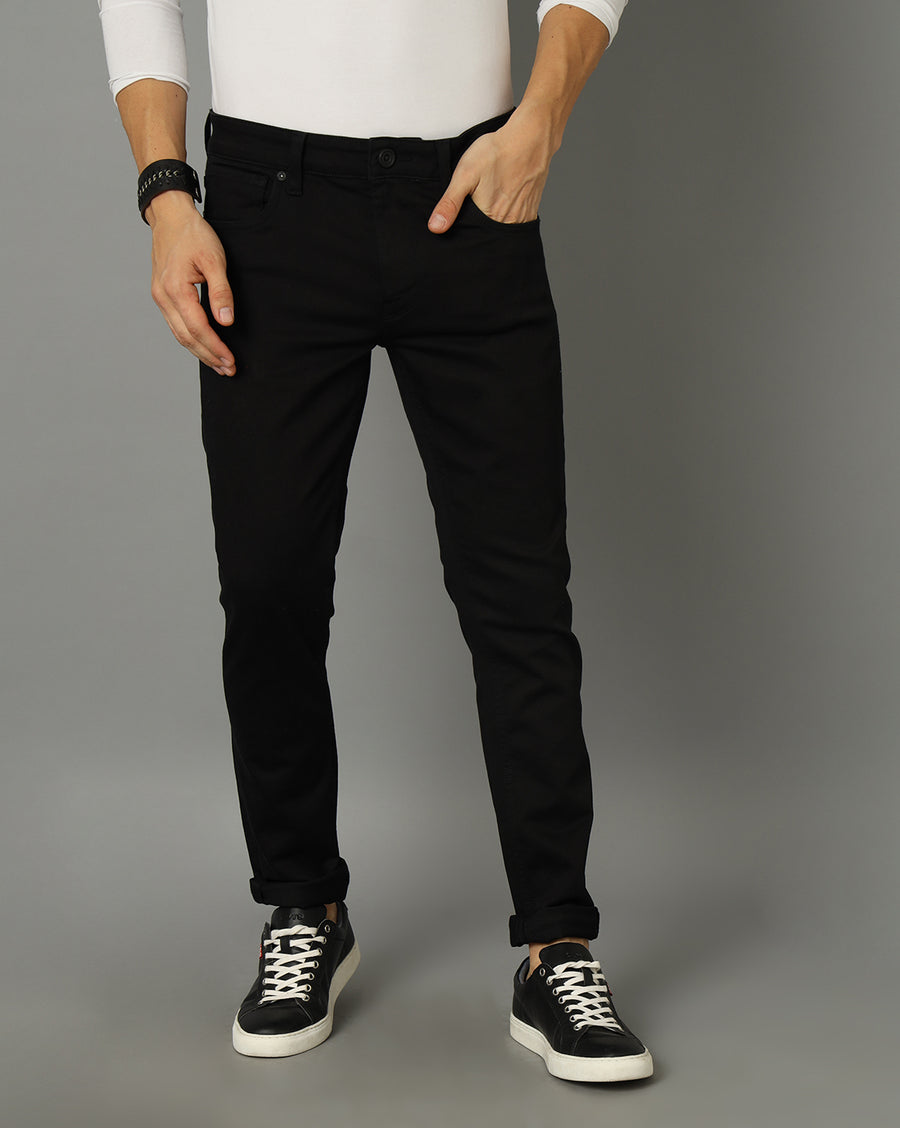 Men Mid-Rise Skinny Fit No Fade Jeans
