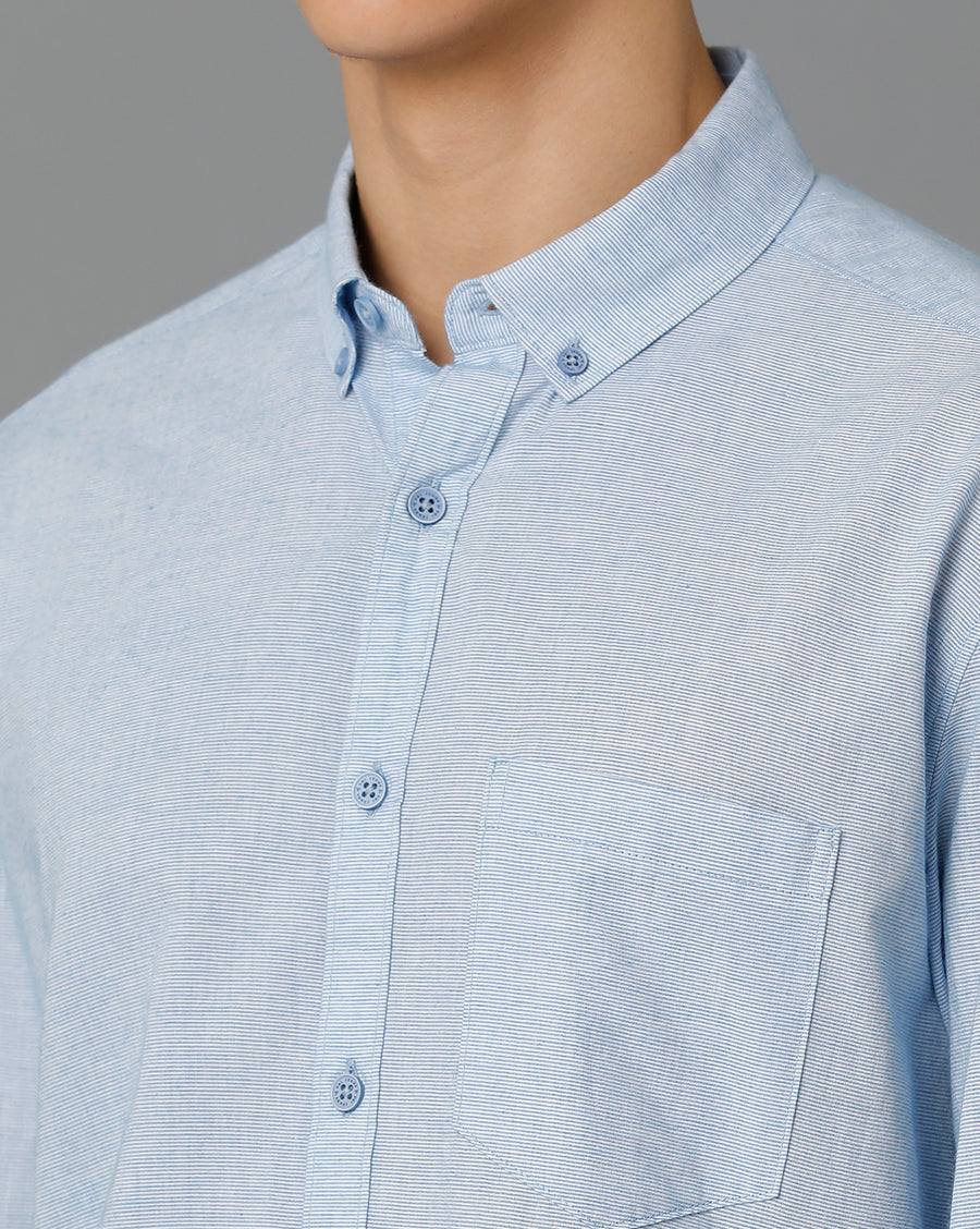 Men Striped Regular Fit Casual Shirt