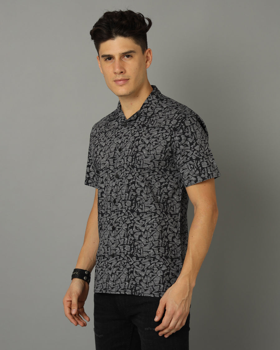 Men Printed Regular Fit Casual Shirt