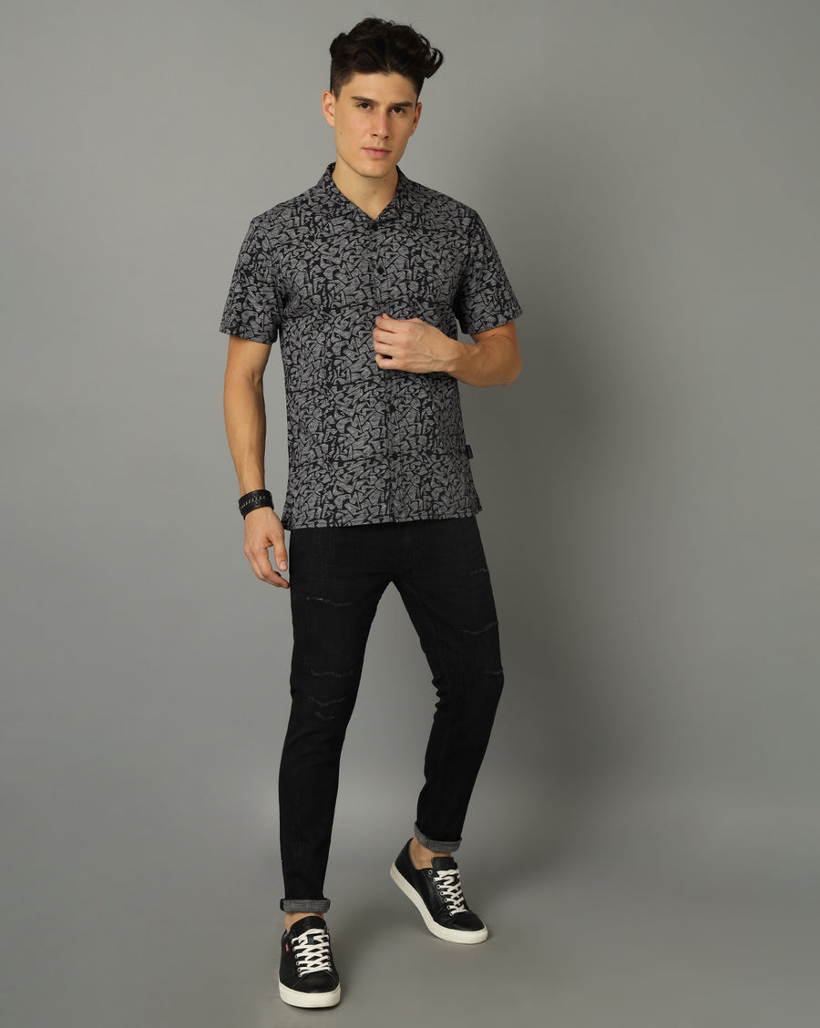 Men Printed Regular Fit Casual Shirt