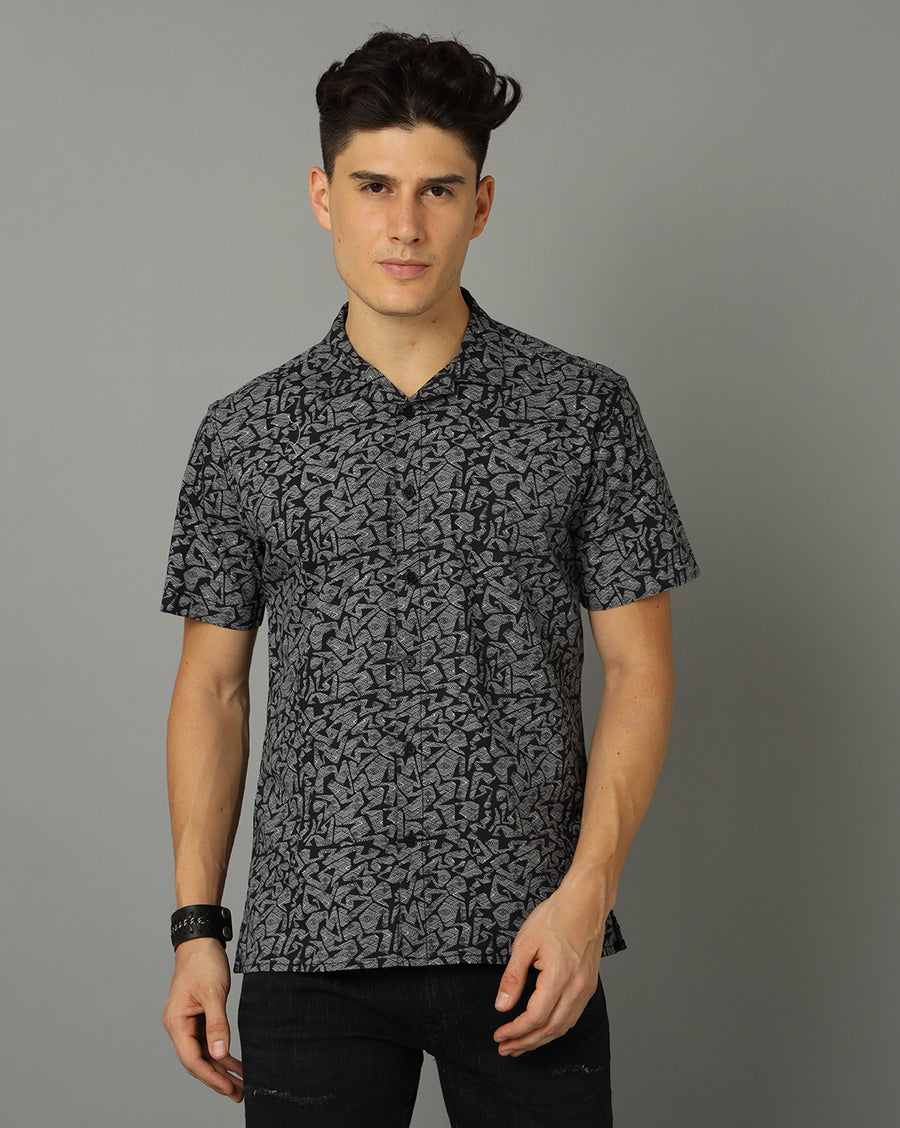 Men Printed Regular Fit Casual Shirt