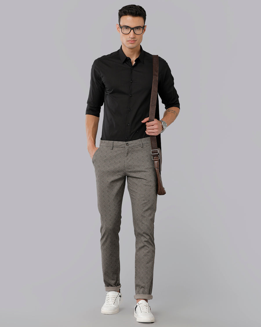 Men Solid Slim Fit Casual Shirt