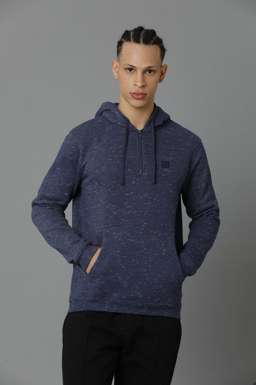 Voi Jeans Mens Regular Fit Navy Romance Sweatshirt