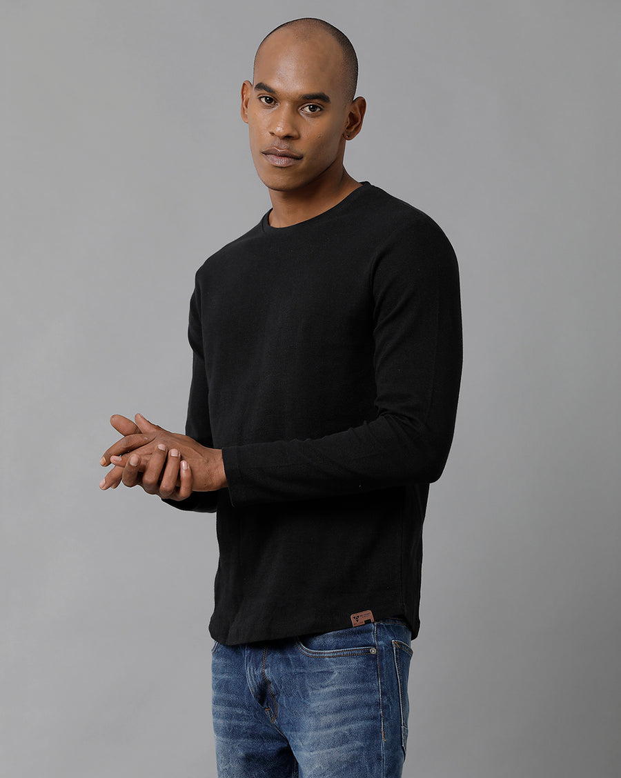 Men Printed Regular Fit Casual T-Shirt