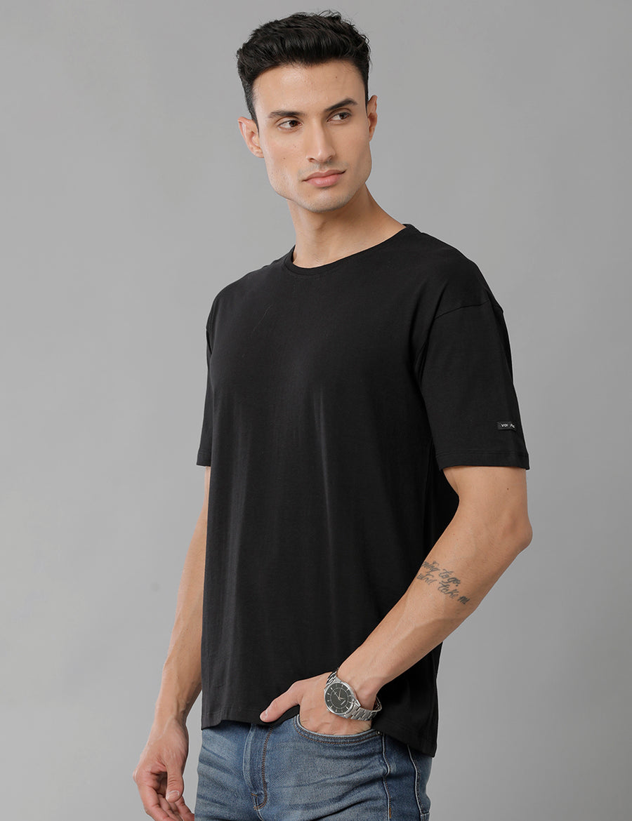 Smoke Grey Boxy Fit T-Shirt