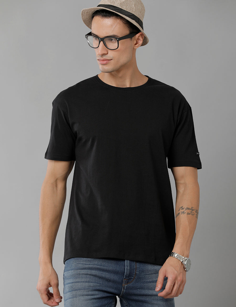 Smoke Grey Boxy Fit T-Shirt
