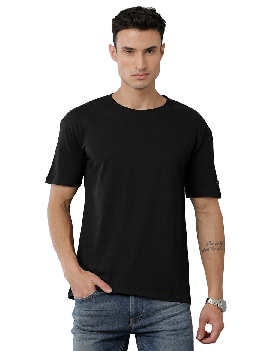 Smoke Grey Boxy Fit T-Shirt