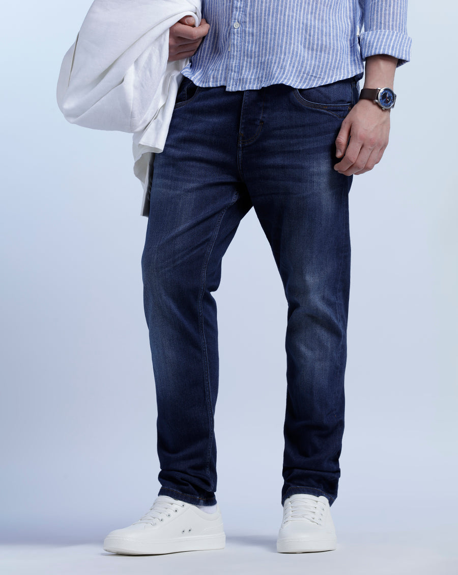 ULTRAMARINE BLUE STRAIGHT FIT JEANS