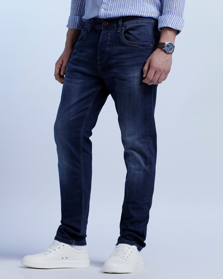 ULTRAMARINE BLUE STRAIGHT FIT JEANS
